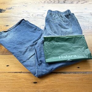 HALARA MR Denim Print casual sweatpants — Dutch Denim Blue - Size XL